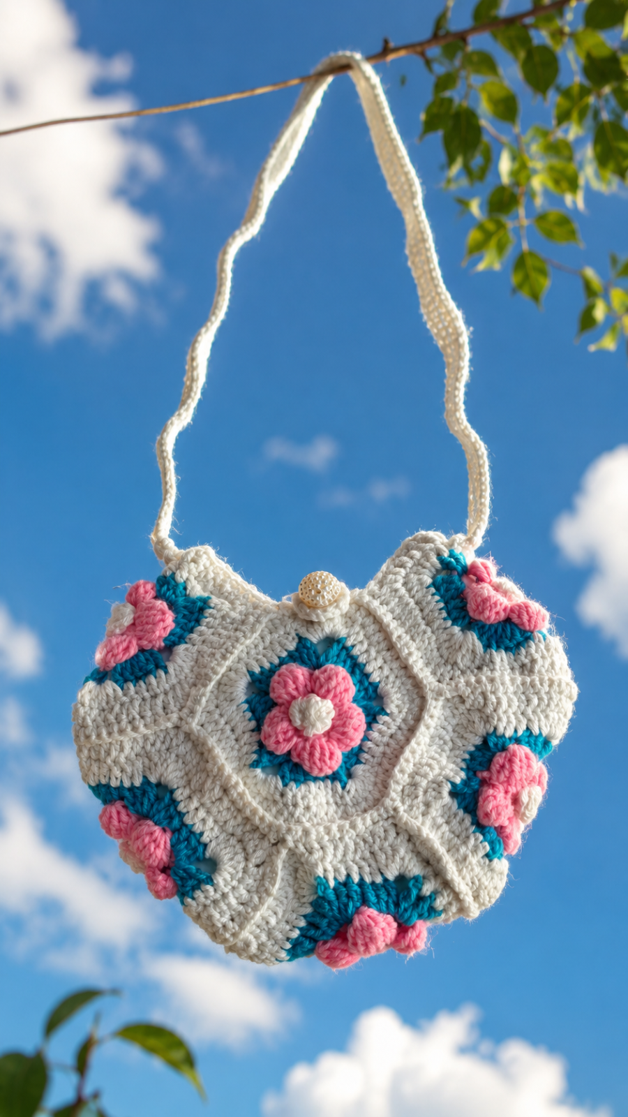  Cloudy pearl Sling Bag